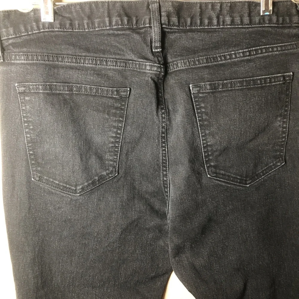 Old Navy Pants Mens Black Denim  Slim Built In Flex  Size 36 X 23.5 Inseam